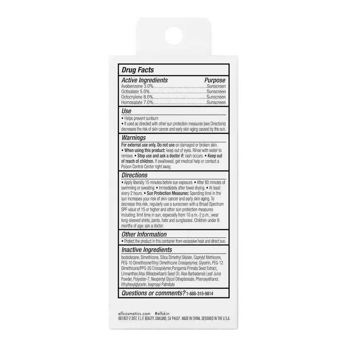 SKIN Suntouchable Invisible SPF 35 Sunscreen, Lightweight Gel for Under Makeup,