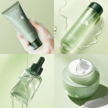 Avocado Skin Care Set, 11-In-1 Skincare Gift Set For Women Men
