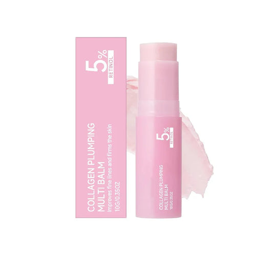 Pink Collagen Volume Multi Balm Stick, Korean Balm Stick for Face with Collagen