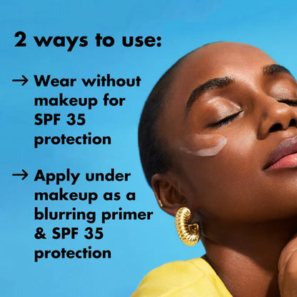 SKIN Suntouchable Invisible SPF 35 Sunscreen, Lightweight Gel for Under Makeup,