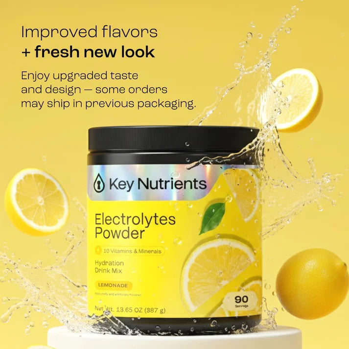 Multivitamin Electrolytes Powder No Sugar - Refreshing Lemonade Electrolyte