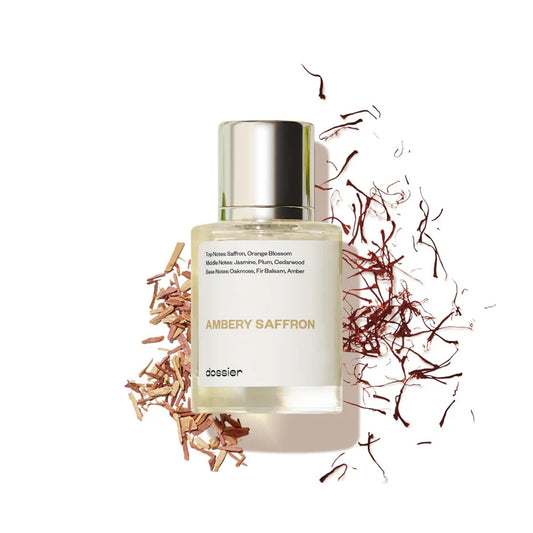 Dossier - PACK of 2 - Eau de Parfum - Floral Marshmallow (1.7 Fl Oz) - Ambery Saffron (1.7 Fl Oz) - Perfume Luxury - Pure Infused - Paraben Free - Vegan - Feminin - For Women