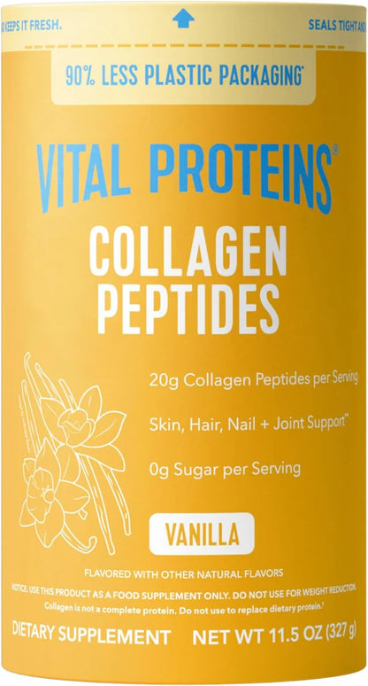 Vital Proteins Collagen Peptides Powder Vanilla - Supports Hair, Skin