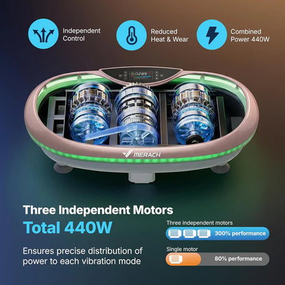 MERACH Vibration Plate Exercise Machine, Weight Loss Muscle Activation.