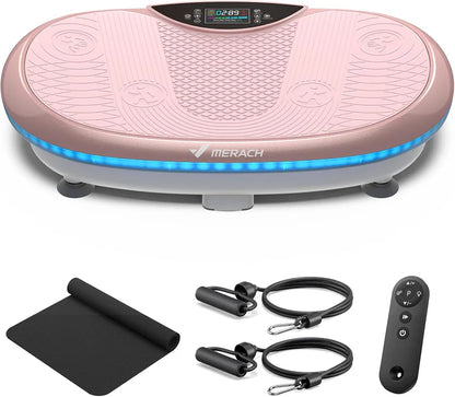 MERACH Vibration Plate Exercise Machine, Weight Loss Muscle Activation.