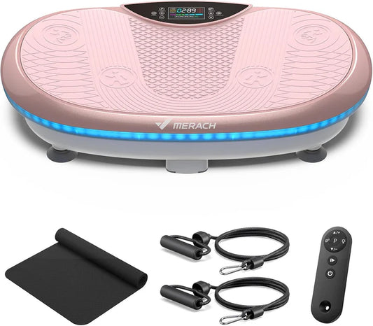 MERACH Vibration Plate Exercise Machine, Weight Loss Muscle Activation.