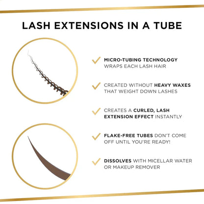 tarte tartelette tubing mascara – Lash Extensions in a Tube, Easy-to-Remove Eye Makeup