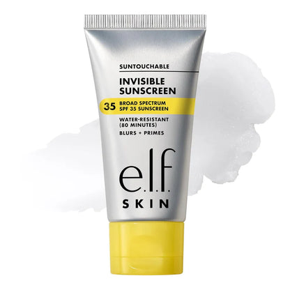 SKIN Suntouchable Invisible SPF 35 Sunscreen, Lightweight Gel for Under Makeup,