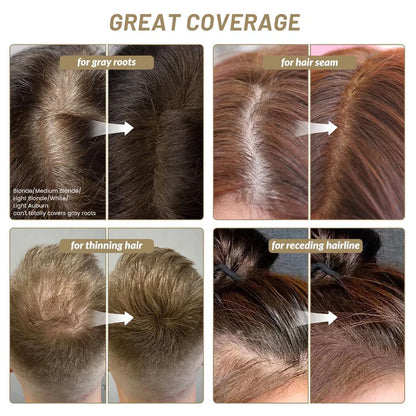 Gray Hair Concealer for Men and Women, Instantly Covers Thinning Hair and Bald Spots