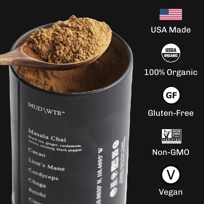 MUDWTR Original Mushroom Coffee Alternative | 2,240mg USA Grown &amp; Adaptogenic Mushrooms