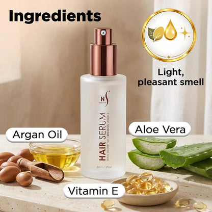 HerStyler Hair Repair Serum - Argan Oil Hair Serum for Frizzy and Damaged Hair