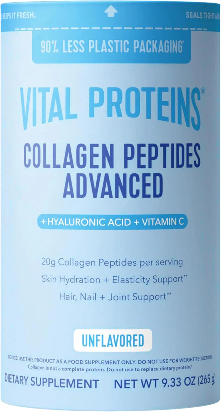 Vital Proteins Collagen Peptides Powder Advanced with Hyaluronic Acid