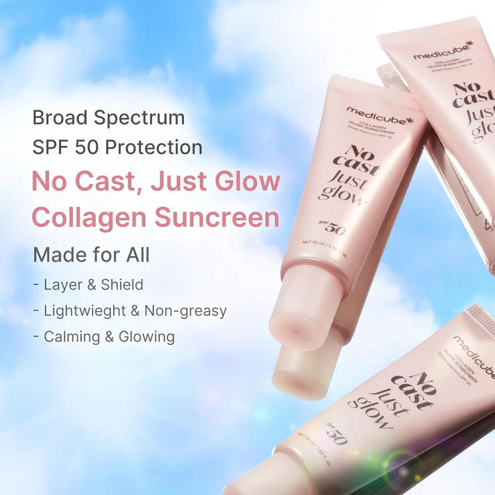 Medicube No Cast Just Glow Collagen Sunscreen Korean Skincare