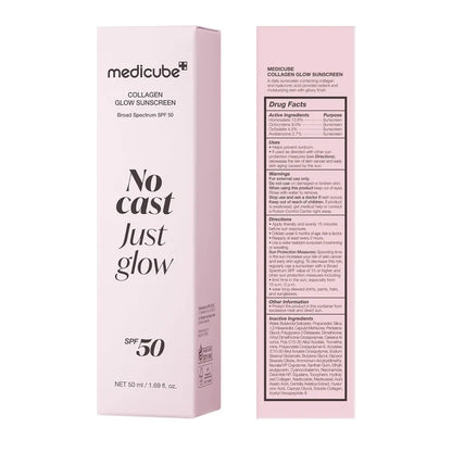 Medicube No Cast Just Glow Collagen Sunscreen Korean Skincare