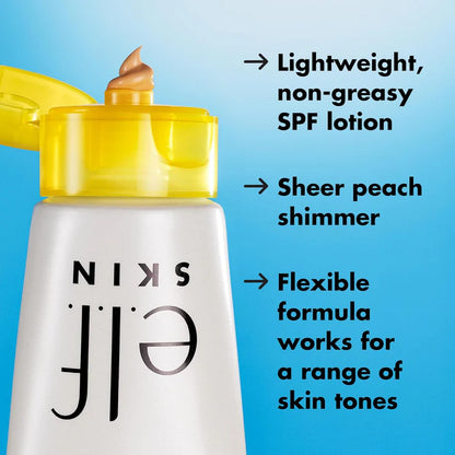 SKIN Suntouchable Whoa Glow SPF 30, Face Sunscreen & Makeup Primer with Hyaluronic Acid