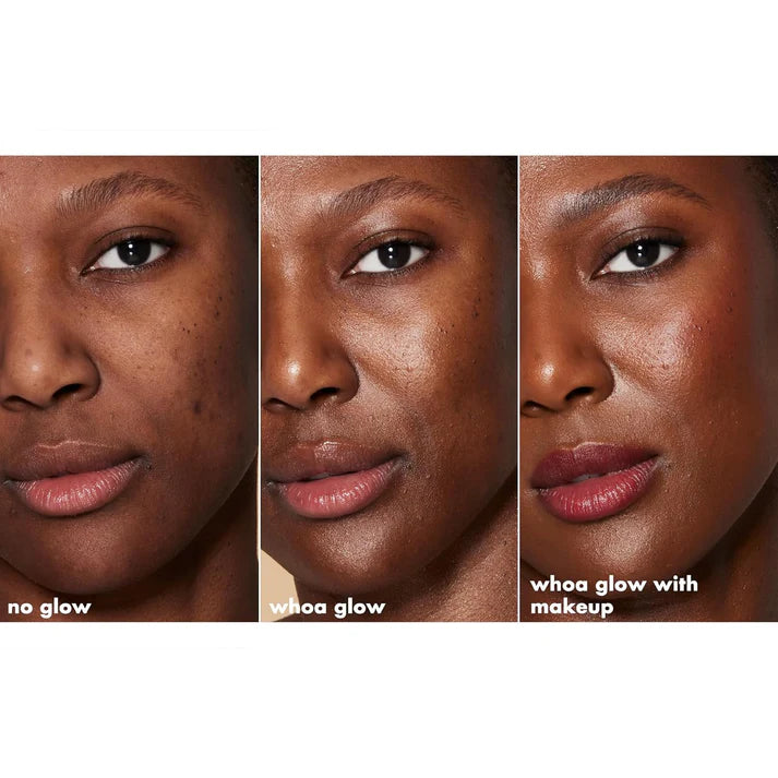 SKIN Suntouchable Whoa Glow SPF 30, Face Sunscreen & Makeup Primer with Hyaluronic Acid