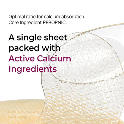 Dr.Melaxin Cemenrete Calcium Volume Eye Patch for Sagging Under Eye Skin, Eye Mask Care for Wrinkles (60Patches)