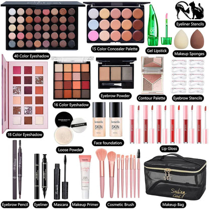 All in One Makeup Kit for Women Full Kit, Make Up Gift Set for Women