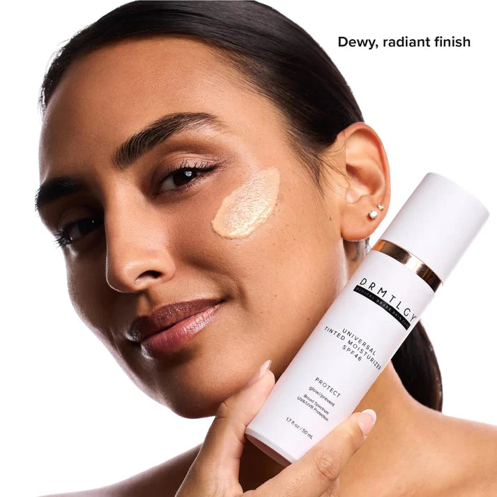Hydrating Dewy Tinted Sunscreen for Face with Zinc Oxide & Octinoxate