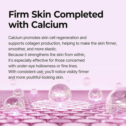 Dr.Melaxin Cemenrete Calcium Volume Eye Patch for Sagging Under Eye Skin, Eye Mask Care for Wrinkles (60Patches)