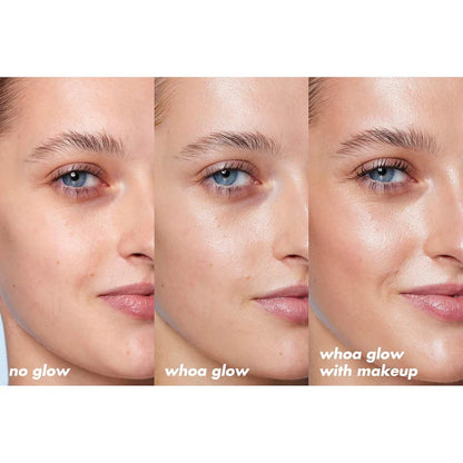 SKIN Suntouchable Whoa Glow SPF 30, Face Sunscreen & Makeup Primer with Hyaluronic Acid