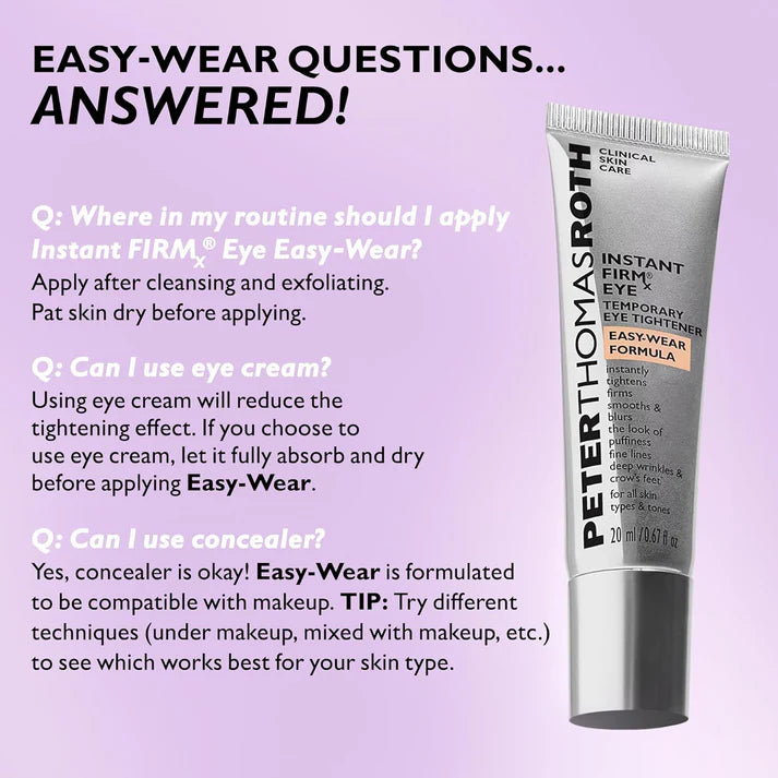 Instant FIRMx® Eye Temporary Eye Tightener Easy-Wear Formula | For Firming Under-Eye Bags & Wrinkles