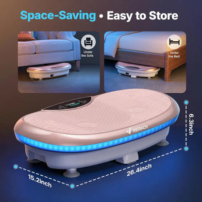 MERACH Vibration Plate Exercise Machine, Weight Loss Muscle Activation.