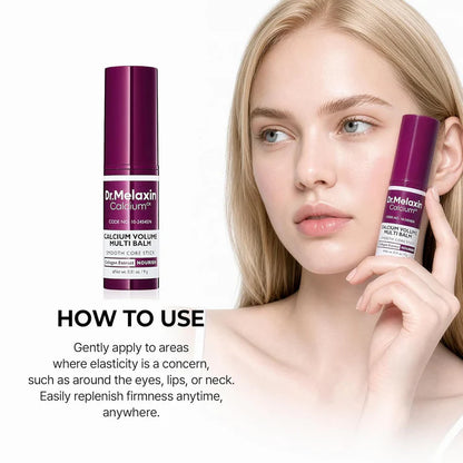 Dr.Melaxin Collagen Multi Balm Stick, Calcium & Adenosine Wrinkle Stick for Eye Neck & Face