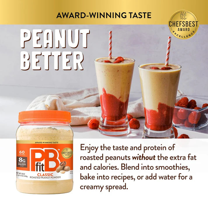 PBfit 30 Ounce Classic Peanut Butter Powder