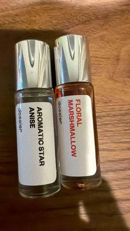 Dossier - PACK of 2 - Eau de Parfum - Floral Marshmallow (1.7 Fl Oz) - Ambery Saffron (1.7 Fl Oz) - Perfume Luxury - Pure Infused - Paraben Free - Vegan - Feminin - For Women